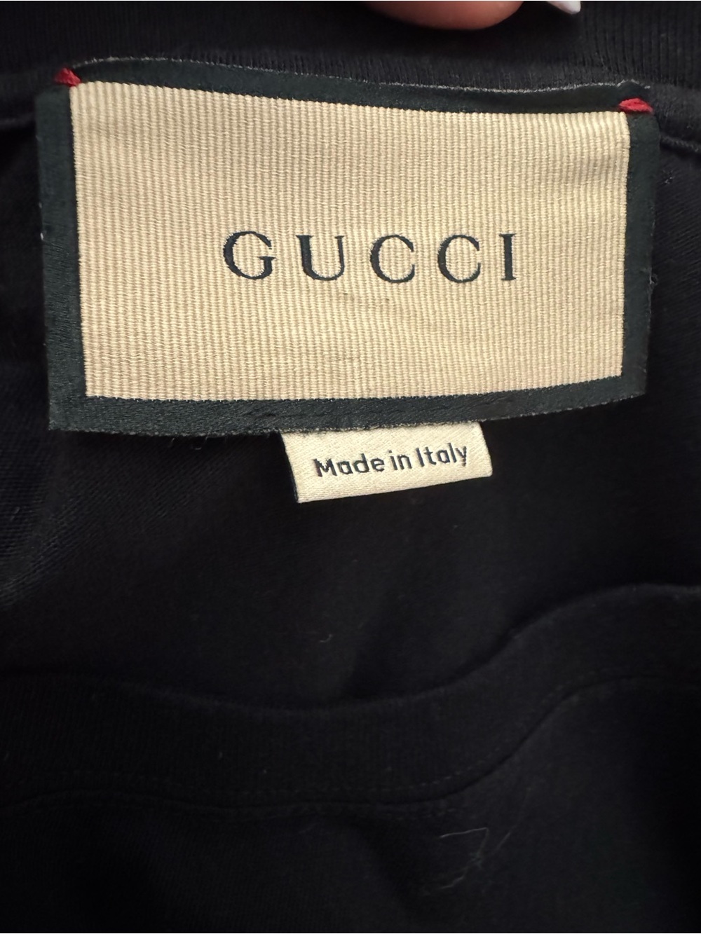 GUCCI Black Logo Crewneck T-Shirt for Men/Women XXXL - Picture 9 of 9